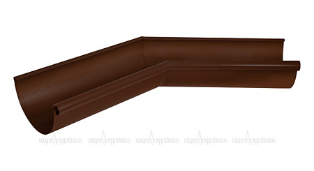 Угол желоба внутренний 135° D150 Aquasystem Pural Matt, RAL 8017 коричневый