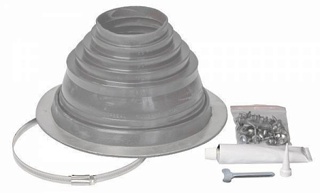 Roofseal - 3 комплект уплотнитель Ø 110-200 мм Vilpe (Вилпе) серый