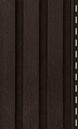 Сайдинг Timberblock Ю-Пласт, рейка фасадная, орех темный, 3000х275 Сайдинг Timberblock Ю-Пласт, рейка фасадная, орех темный, 3000х275