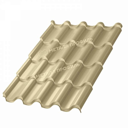 Металлочерепица Металл Профиль Монтерроса, NormanMP 0.5, слоновая кость RAL1014