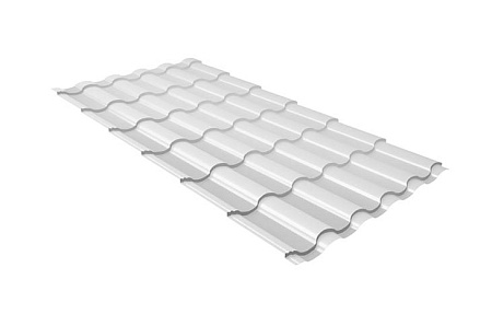 Волновой профиль Grand Line Kredo, 0,45 PE, Zn 100, RAL 9003 сигнально-белый