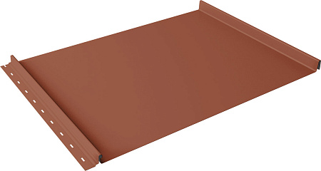 Кликфальц Grand Line 0,45 Drap с пленкой на замках RAL 8004 терракота