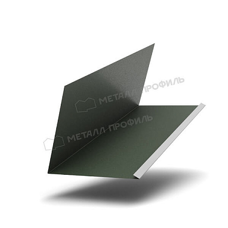 Планка примыкания верхняя к трубе FASTCLICK VikingMP E 0.5, 250х240х2000 RAL 6007 бутылочно-зелёный