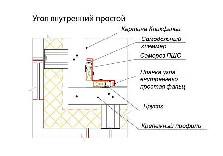 Кликфальц Гранд Лайн / Grand Line, PurPro Matt 0.5, цвет RAL 7016 (антрацитово-серый)
