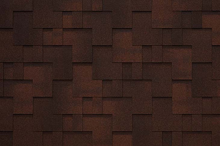 Гибкая черепица Tegola Business Unica Lazio, marrone 230