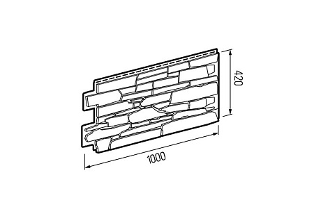Фасадные панели Технониколь Камень, Сицилия