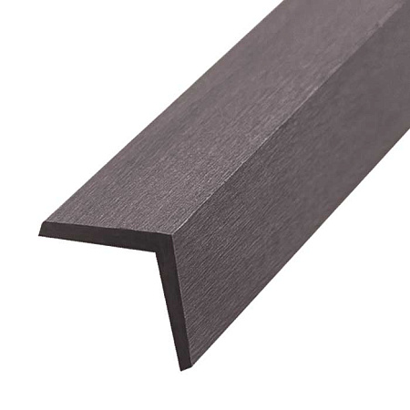 Декоративный уголок, 3000x70x30 мм, венге