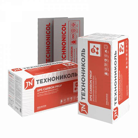 Экструзионный пенополистирол CARBON PROF Технониколь 30-36 кг/м3, 1180х580х100-L мм, упаковка 0,2738 м3 (4 плиты)