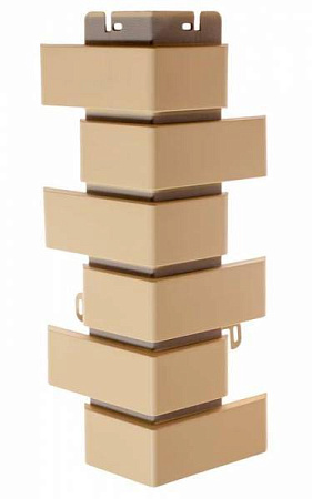 Угол внешний Альта Профиль Клинкерный кирпич, желтый