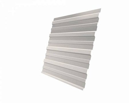 Профнастил С10А Гранд Лайн / Grand Line 0.5 GreenCoat Pural Zn 275, цвет RR 21 светло-серый (RAL 7040)