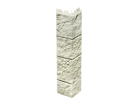 Угол наружный Vox Solid Sandstone (под камень), бежевый, 446х121 мм