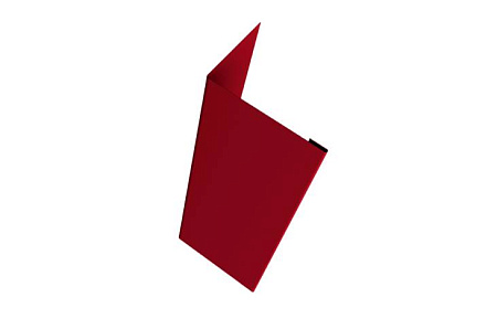 Нащельник 25х35 жалюзи (для калиток и ворот) Grand Line Milan,Tokyo, 0,45 PE, 1.68 м, RAL 3003 рубиново-красный