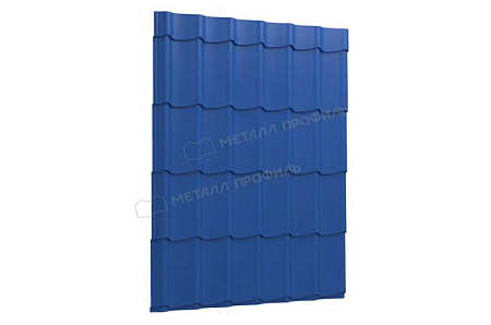 Профиль декоративный Металл Профиль Монтерра X, 0,45 PE, RAL 5005 синий насыщенный