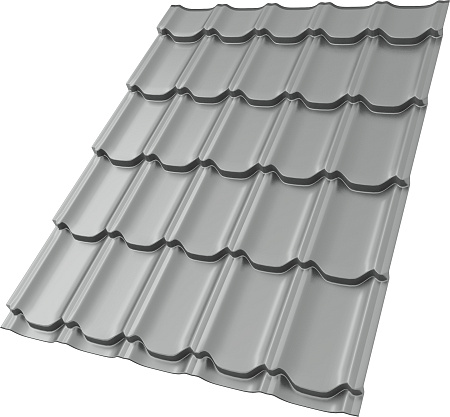 Металлочерепица Гранд Лайн / Grand Line, коллекция Kvinta плюс, 0.5 Satin Zn 140, цвет RAL 9006 (светлый алюминий) Металлочерепица Гранд Лайн / Grand Line, коллекция Kvinta плюс, 0.5 Satin Zn 140, цвет RAL 9006 (светлый алюминий)