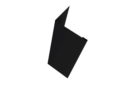 Нащельник 25х35 жалюзи (для калиток и ворот) Grand Line Milan,Tokyo, 0,45 Drap, 1.68 м, RAL 9005 черный