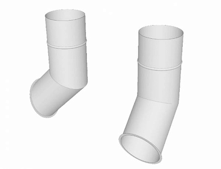 Отлив фальц D150 мм, Zn + порошк.покраска, цвет RAL 9003 (сигнально-белый)