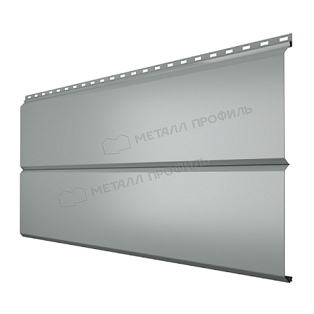 Металлический сайдинг Металл Профиль L брус XL Гладкий, 0.45 PE, RAL 7005 мышиный