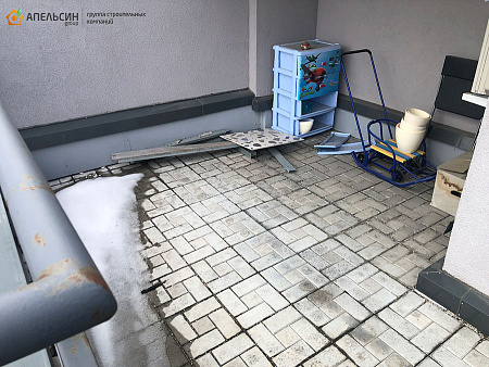 Монтаж террасной доски на веранде Васильевского острова Монтаж террасной доски на веранде Васильевского острова