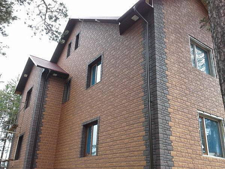 Фасадные панели Docke PREMIUM Burg, 946х445 мм, темный Фасадные панели Docke PREMIUM Burg, 946х445 мм, темный