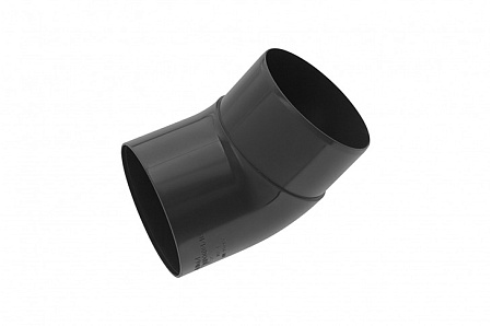 Колено трубы 45° ПВХ Элит Альта Профиль, D95 мм, графит Колено трубы 45° ПВХ Элит Альта Профиль, D95 мм, графит