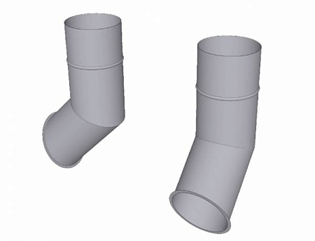 Отлив фальц D100 мм, Zn + порошк.покраска, цвет RAL 7004 (сигнально-серый)