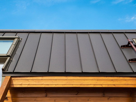 Кликфальц Mini Гранд Лайн / Grand Line, PE 0.45, цвет RAL 6002 (лиственно-зеленый)