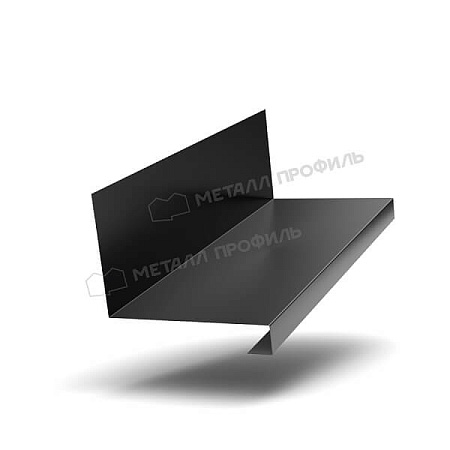 Планка примыкания нижняя к трубе FASTCLICK VikingMP E 0.5, 150х200х2000 RAL 9005 черный