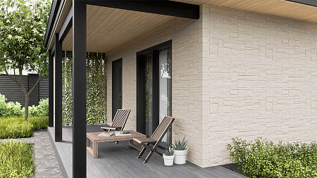 Фасадные панели Технониколь ОПТИМА Песчаник, слоновая кость