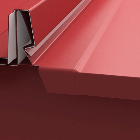 Кликфальц Pro Гранд Лайн / Grand Line, Satin Matt 0.5, цвет RAL 9005 (черный янтарь)