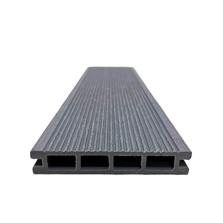 Террасная доска из МПК 140х22х6000, серый