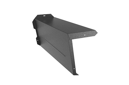 Сегментная планка левая Aquasystem Rooftop Бархат, RAL 7024 графит