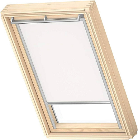 Блэкаут шторы на направляющих Velux DKL CK04, 55х98, белый
