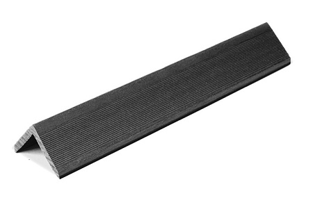 Уголок декоративный Grand Line 4000x50x50 мм, графит