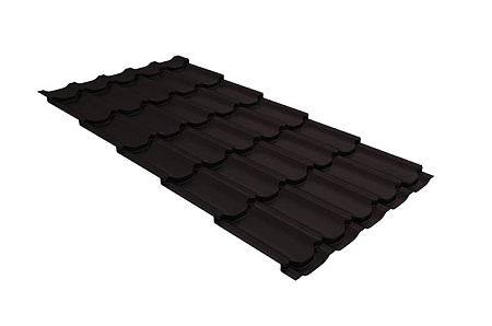 Волновой профиль Grand Line Kvinta plus, 0,5 GreenCoat Pural BT Matt, Zn 275, RR 33 черный (RAL 9004 сигнальный черный)