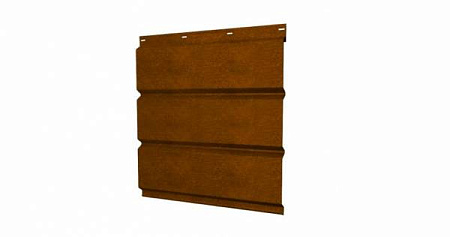 Софит металлический без перфорации Grand Line / Гранд Лайн, Print elite 0.45, цвет Golden Wood Eco (Золотой дуб эко)