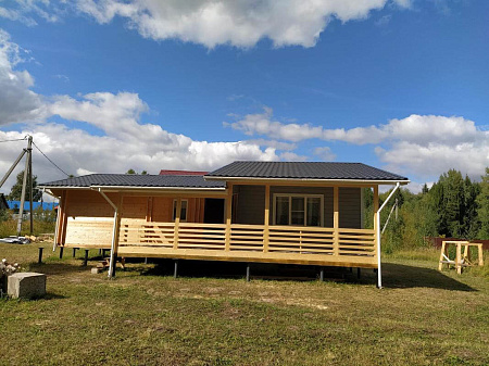 Металлочерепица Гранд Лайн / Grand Line, коллекция Kredo, 0,5 Satin Zn 140, цвет RAL 7024 (мокрый асфальт)