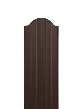 Штакетник металлический М-образный 110 мм RAL 8017 шоколад