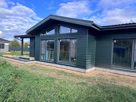 Фиброцементный сайдинг FCSPRO Вуд Лайн (паз-паз), 3000x190x10 мм, F31 (Зеленый океан) Фиброцементный сайдинг FCSPRO Вуд Лайн (паз-паз), 3000x190x10 мм, F31 (Зеленый океан)