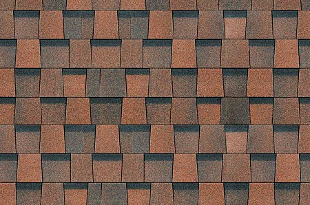 Ламинированная битумная черепица Docke Dragon EUROPA, Светло-коричневый, 2,38 м2/уп