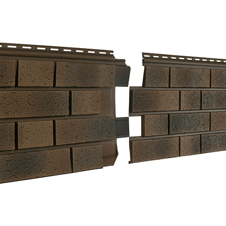 Фасадные панели Ю-Пласт Стоун Хаус S-Lock Нордик, 1950х292 мм, лава