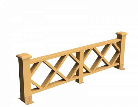 Секция ограждения Миллениум GRINDERDECO, 2104х715 мм, песчаник