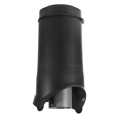 Изолированный вентиляционный выход Pipe-VT 100is/125/500 Krovent (Кровент) для канализации, черный
