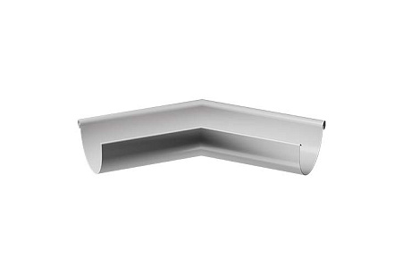Угол внешний 135° Docke STAL PREMIUM D125, RAL 9010 пломбир