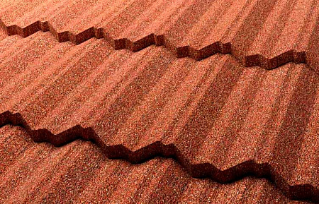 Композитная черепица Gerard Classic, 1265x369мм, redwood