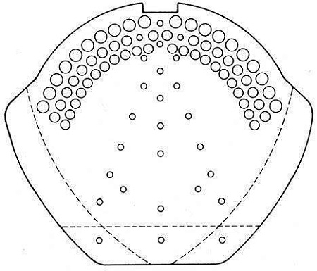 Коньковый торцевой элемент ПВХ Braas (Браас), цвет черный