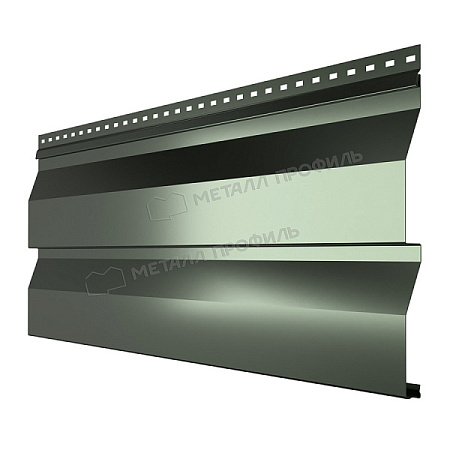 Металлический сайдинг Металл Профиль Корабельная доска, 0.5 PURMAN, tourmalin