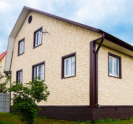 Фасадная панель Я-Фасад Grand Line Екатерининский камень, янтарь