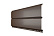 Металлический сайдинг Металл Профиль L брус, 0.5 VALORI, Dark Brown