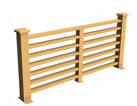 Секция ограждения Марсело GRINDERDECO, 2120х1075 мм, песчаник