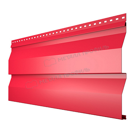Металлический сайдинг Металл Профиль Корабельная доска, 0.45 PE, RAL 3003 красный рубин